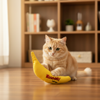 Plush Catnip Banana Cat Toy