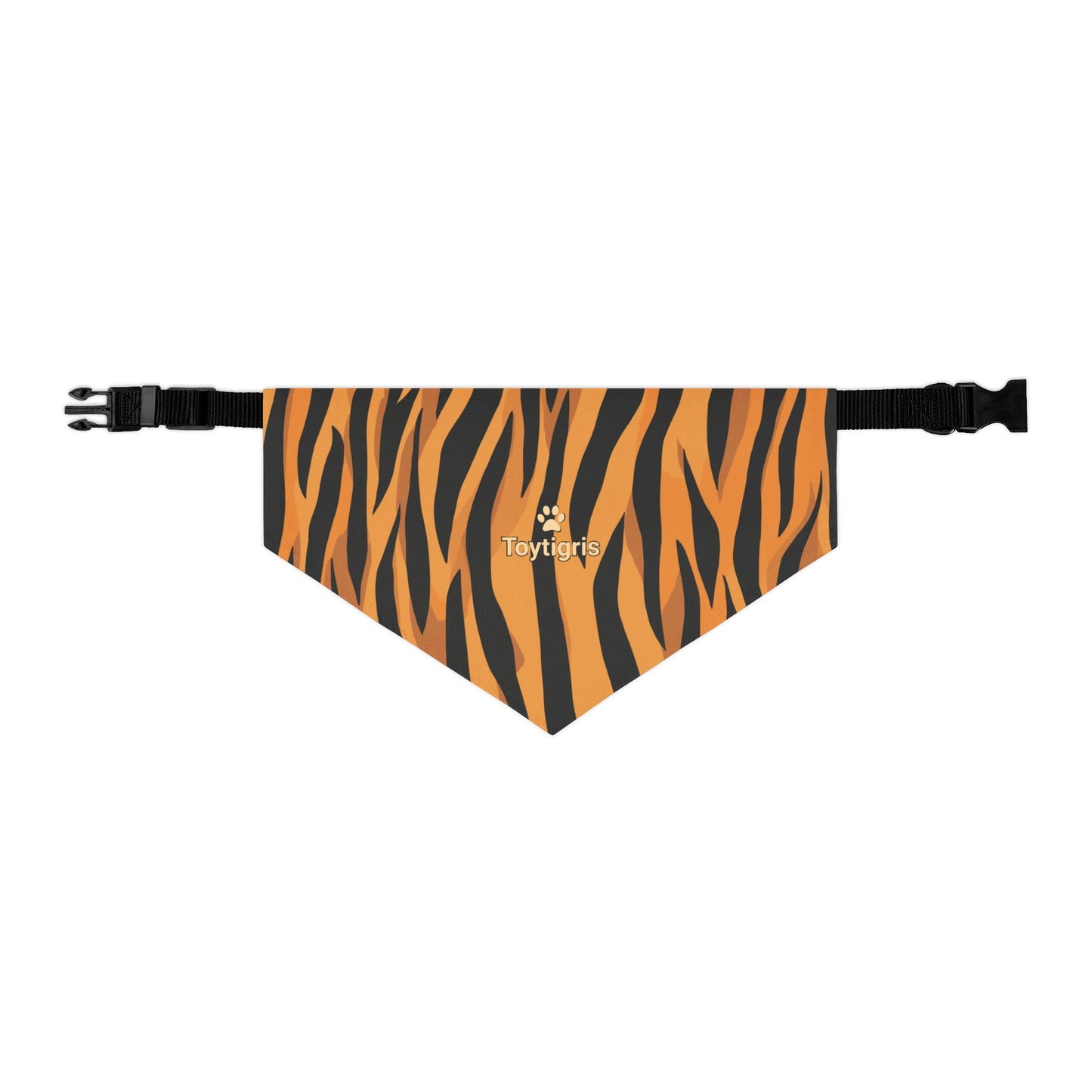 Pet Bandana Collar - Tiger Stripe Design