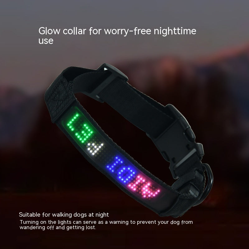 APP Control LED Dog Collar