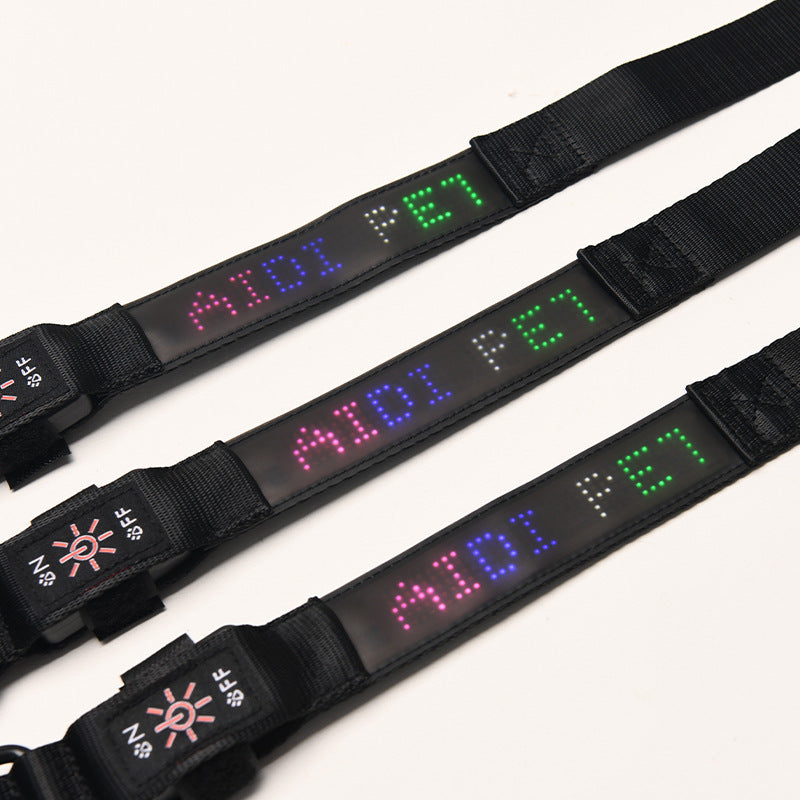 APP Control LED Dog Collar
