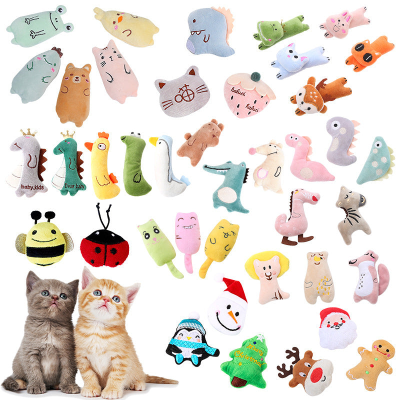 Plush Animal Catnip Toy