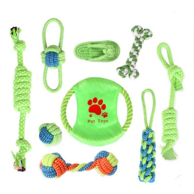 Cotton Rope Knot Dog Toy Set