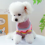 Warm Colorful Stripes Pet Sweater