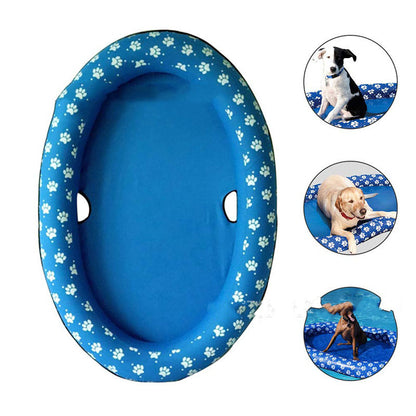 Dog Swimming Pool Inflatable Bed