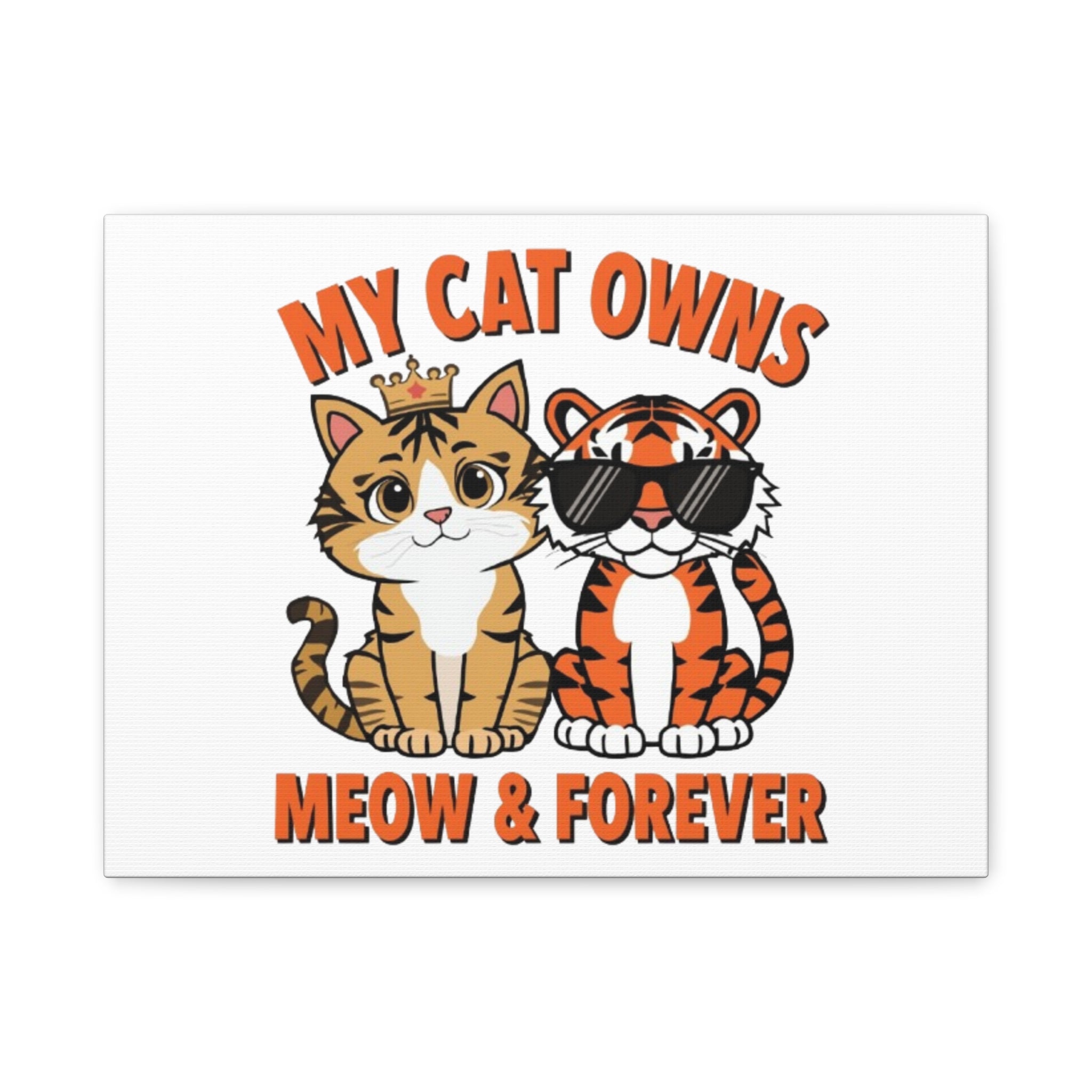 Wandbild – Katzen-Meme