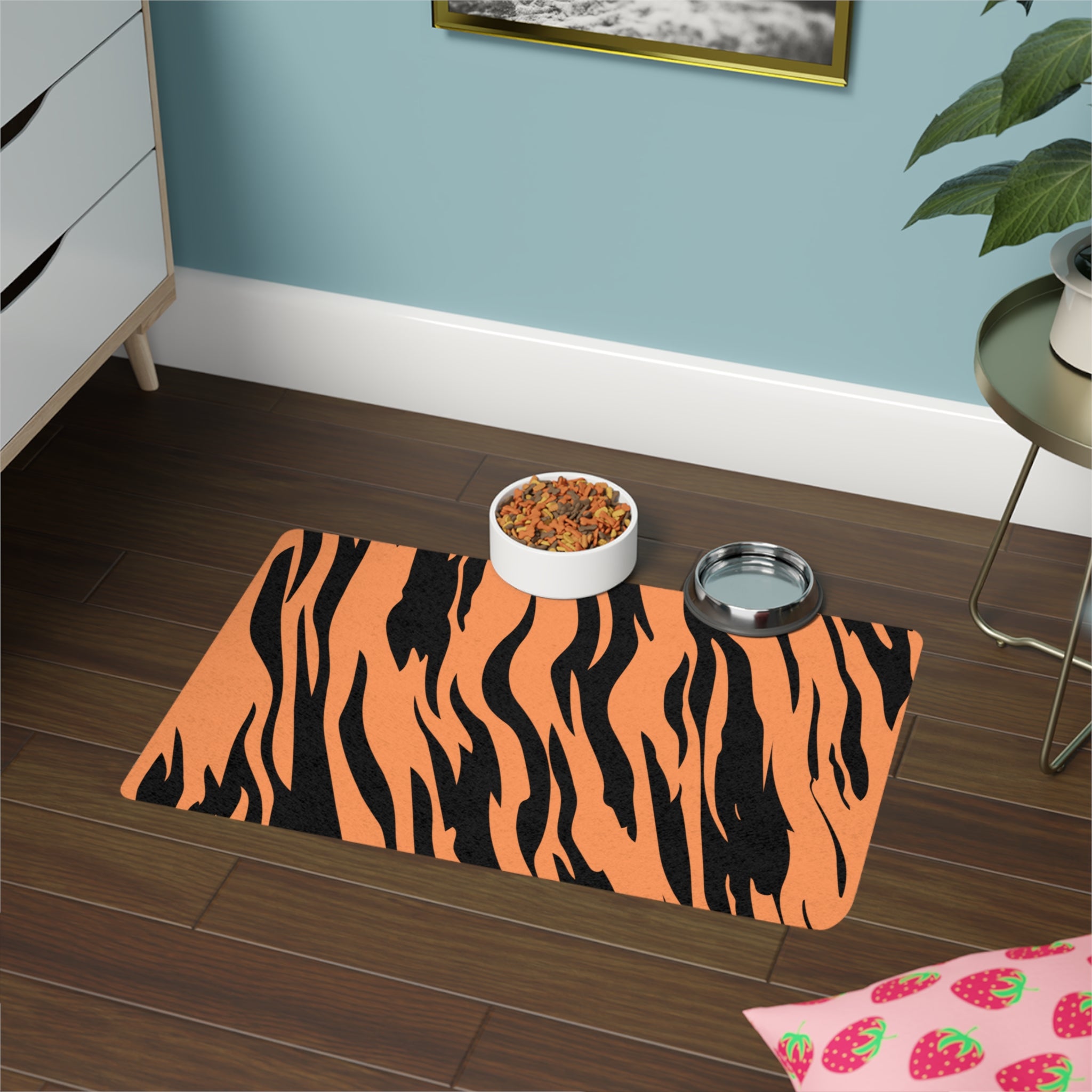 Toytigris Wild Tiger Print Haustierfuttermatte