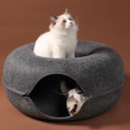 Round Woolen Cat Nest Four Seasons Available