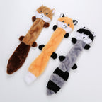 Squeaky Long Plush Animal Dog Toy