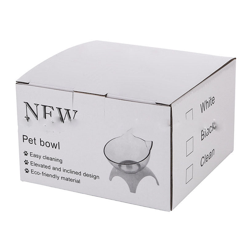 Non-Slip Elevated Double Cat Bowl with Stand Food & Water Feeder