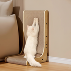 Sturdy, Durable L-shaped Vertical Cat Scratcher That Resists Snagging And Doesnt Shed Fluff