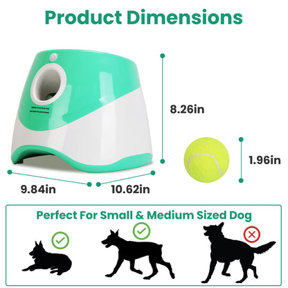 Automatic Dog Toy Ball Launcher With 3 Adjustable Launch Distance