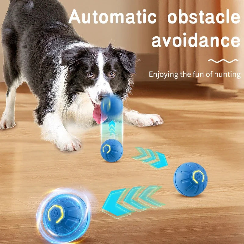 Smart Interactive Dog Toy Ball - USB Moving Bouncing Pet Toy