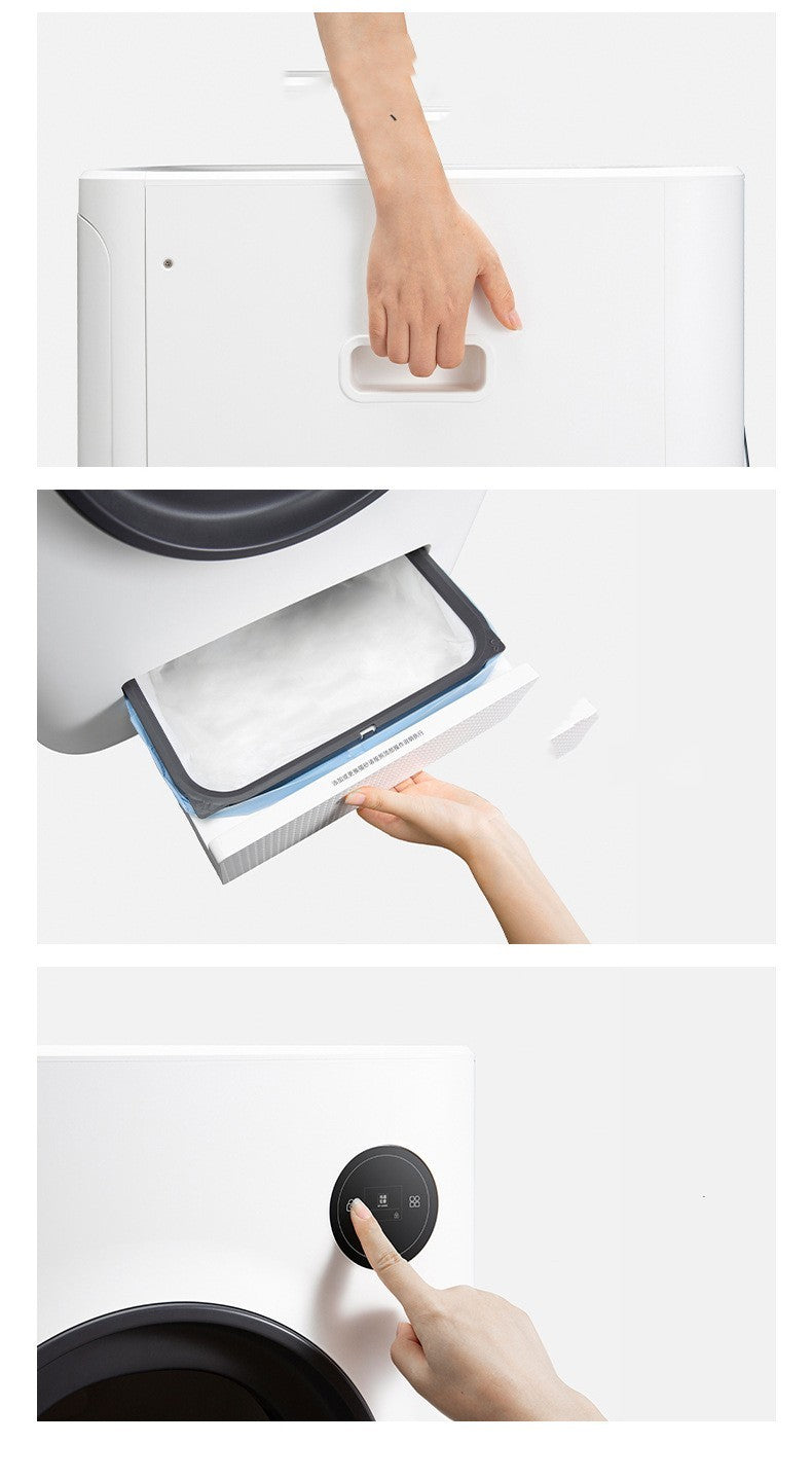 Fully Automatic Cat Litter Box Intelligent Self-Cleaning Enclosed Toilet
