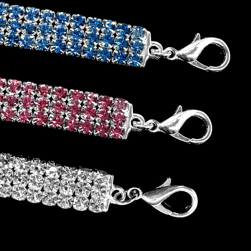 Kristall Haustierhalsband Glitzer Strass