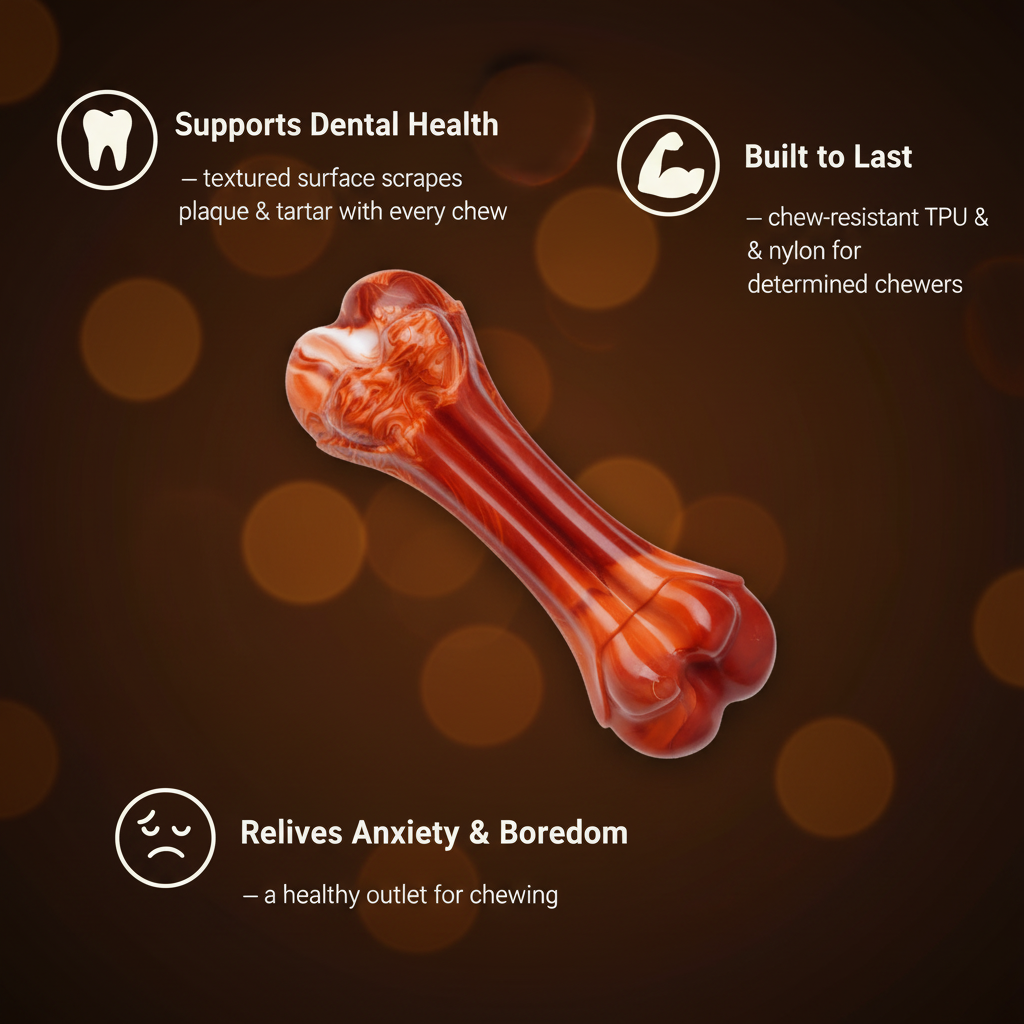 Chew Resistant Molar Stick Toy for Dogs