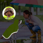Waterproof Dog Raincoat – Soft, Breathable Hooded Jacket with Transparent Cap