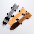 Squeaky Long Plush Animal Dog Toy
