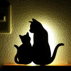 LED Cat & Dog Shadow Night Light
