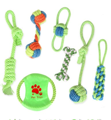 Cotton Rope Knot Dog Toy Set
