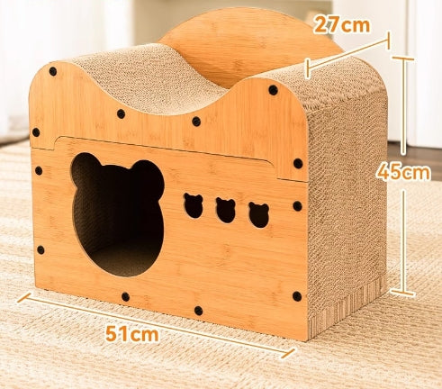 ToyTigris Premium Sisal and Corrugated Cat Scratchers