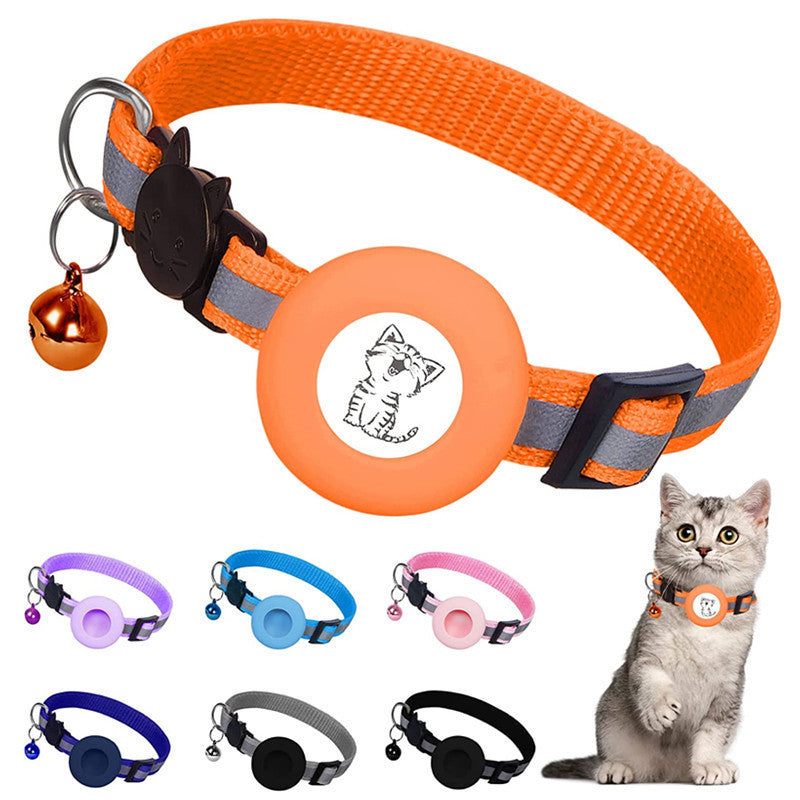 Apple AirTag Cat Tracker – Reflective Collar