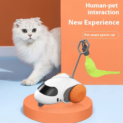 Stuffy Gravity Intelligent Cat Toy Smart Running Car