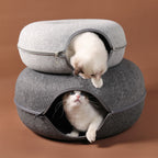 Round Woolen Cat Nest Four Seasons Available