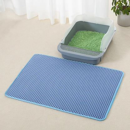 Double-Layer Cat Litter Mat