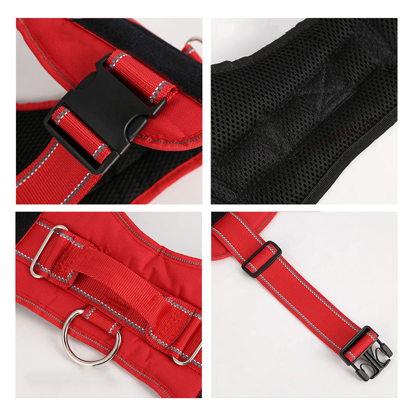Personalized Reflective No-Pull Dog Harness with Leash
