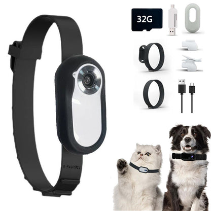 ToyTigris Haustierhalsband-Kamera für Katzen und Hunde