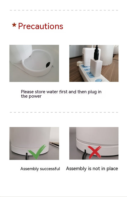 Automatic Cat Water Fountain Food-Grade Hydration Dispenser