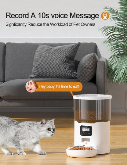 Automatic Pet Feeder with WiFi & USB Options