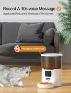 Automatic Pet Feeder with WiFi & USB Options