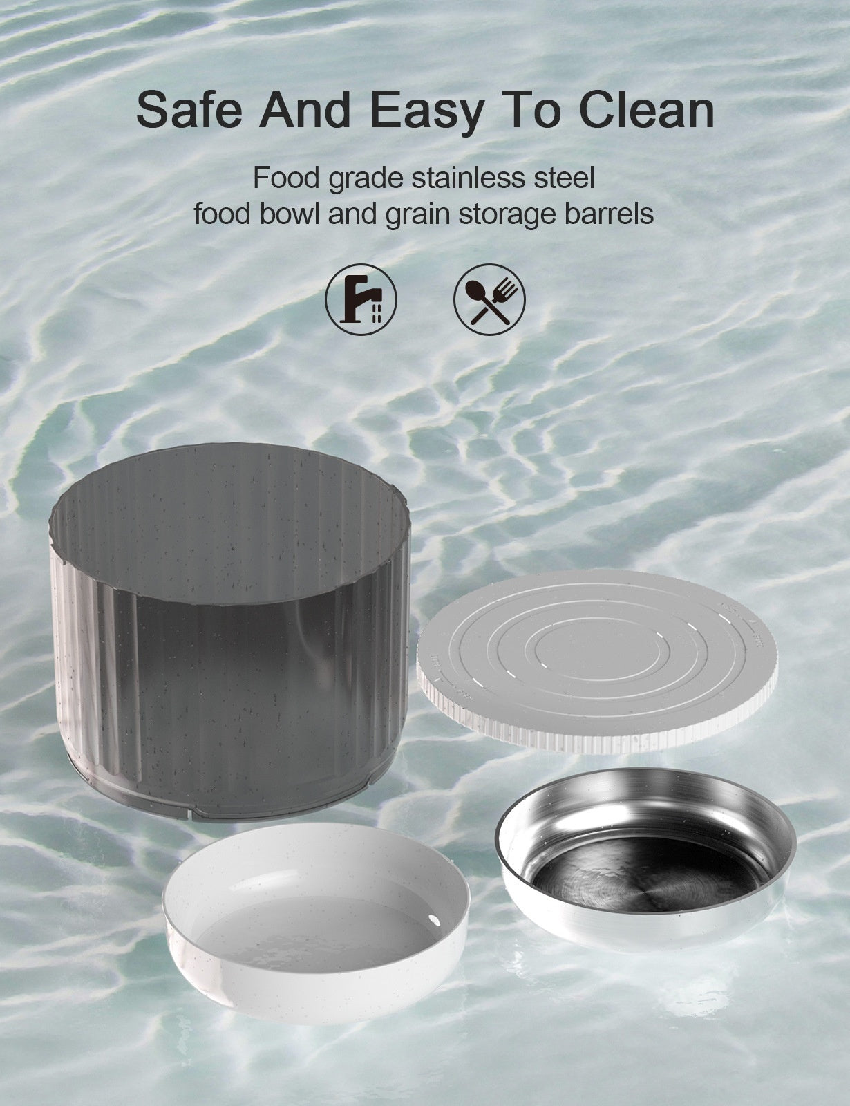 Automatic Pet Feeder with WiFi & USB Options