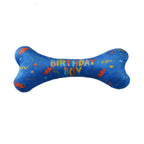 ToyTigris Dog Birthday Scarf and Toy Bone Set