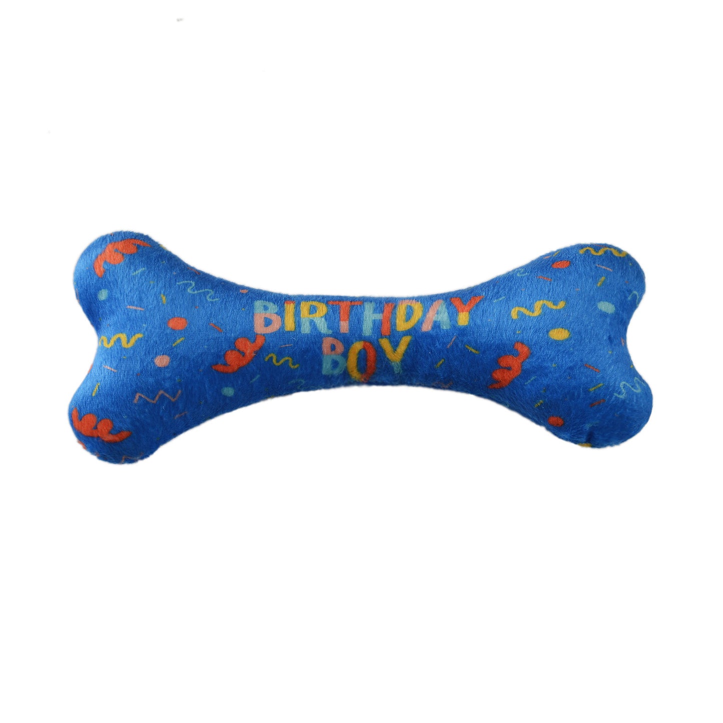 Dog birthday scarf & toy bone