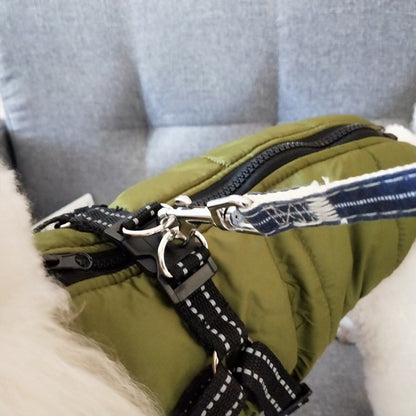 Waterproof Winter Dog Coat With Harness