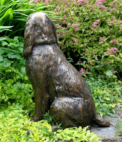 Golden Retriever Garden Statue