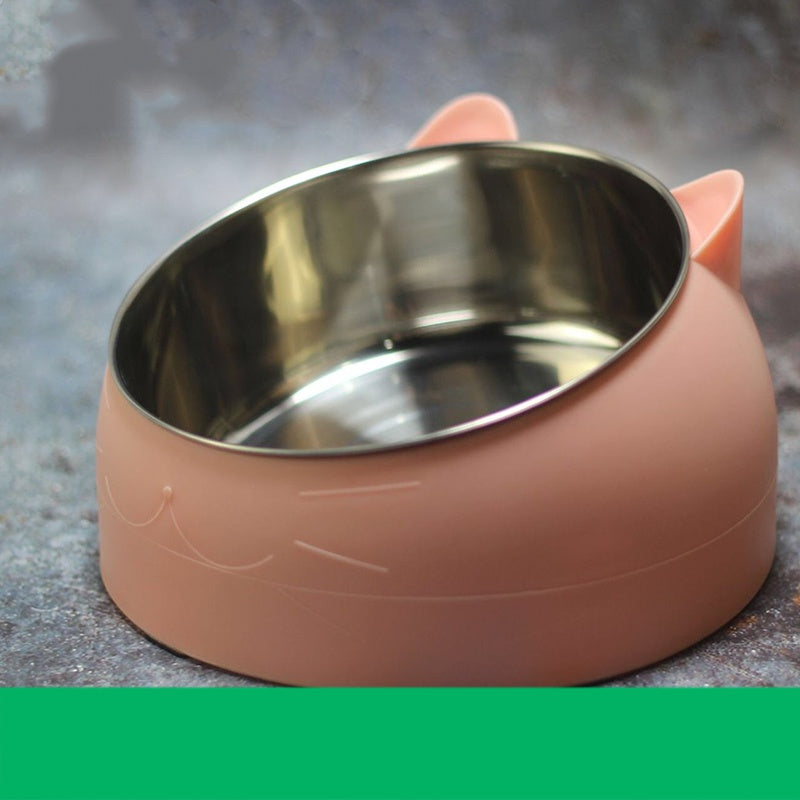 Cat Head Shaped Stainless Steel Bowl – Small, Medium & Large