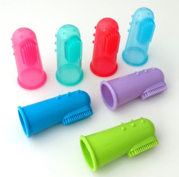 Super Soft Pet Finger Toothbrush Dental Care for Cats & Dogs