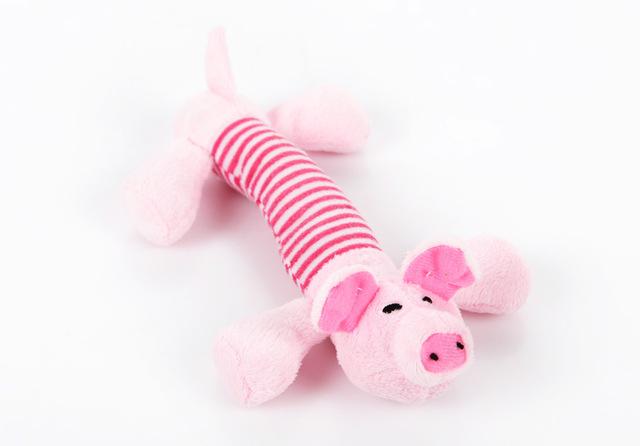 ToyTigris Plush Squeaky Animal Toy for Dogs