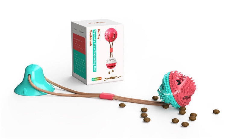 Suction Cup Bite Dog Toy