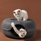 Round Woolen Cat Nest Four Seasons Available