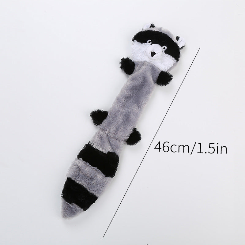 Squeaky Long Plush Animal Dog Toy