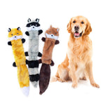 Squeaky Long Plush Animal Dog Toy
