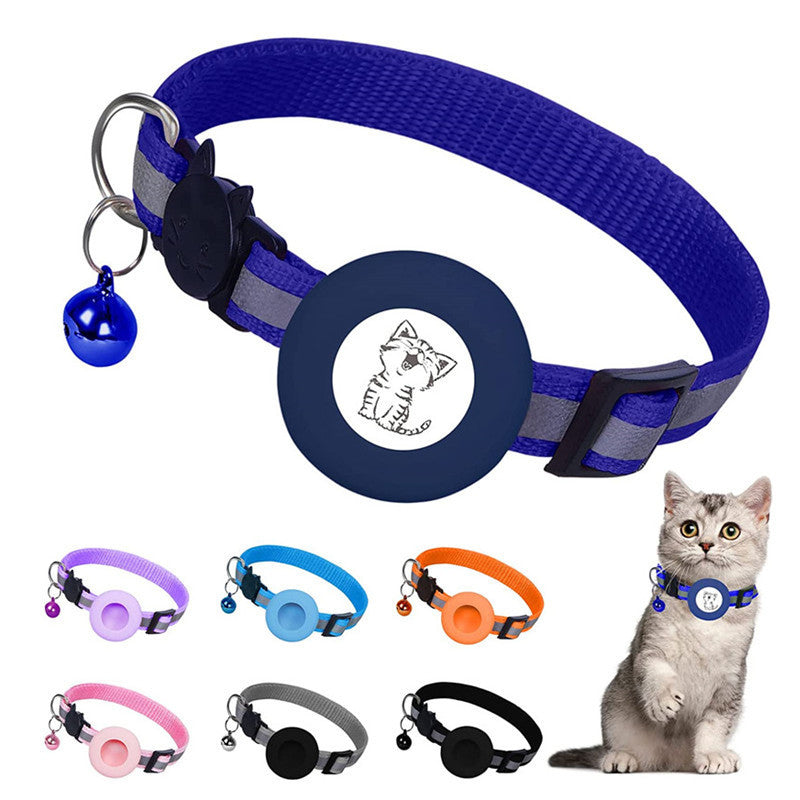 Apple AirTag Cat Tracker – Reflective Collar