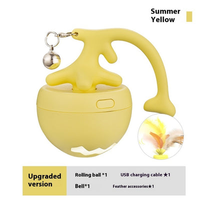 Smart Interactive Cat Toy USB Rechargeable Play Ball