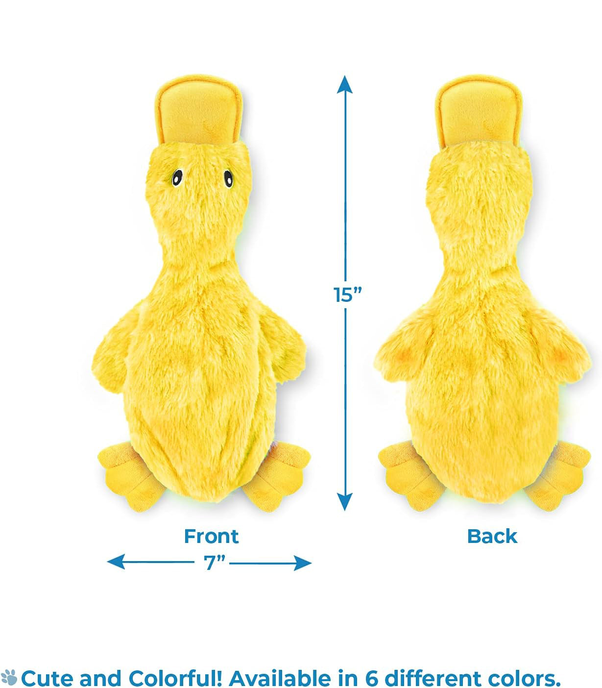 Soft Squeaky Duck Dog Toy