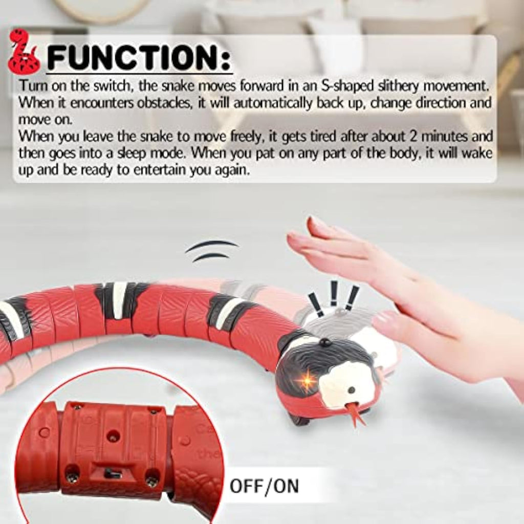 ToyTigris Moving Snake Cat Toy