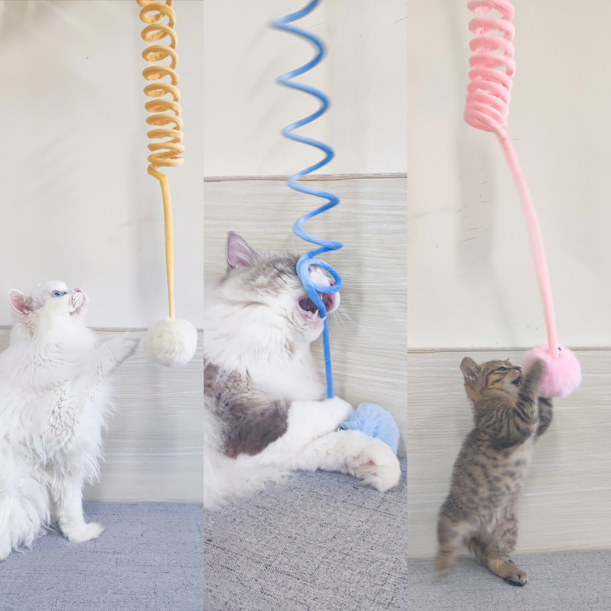 ToyTigris Interactive Spring Cat Toy